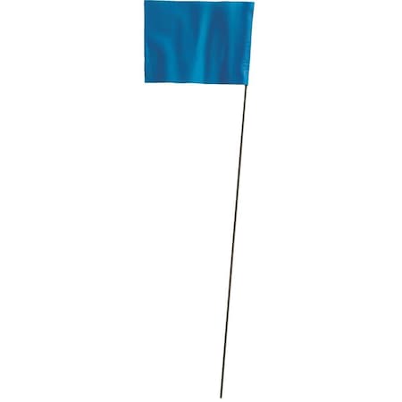 Blackburn Flag Marking Flag, Vinyl, 15 in L., 100 PK 235W STD BLU